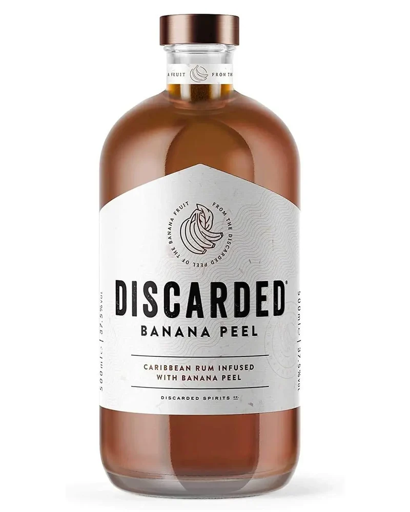 Discarded Banana Peel Infused Rum, 50 cl