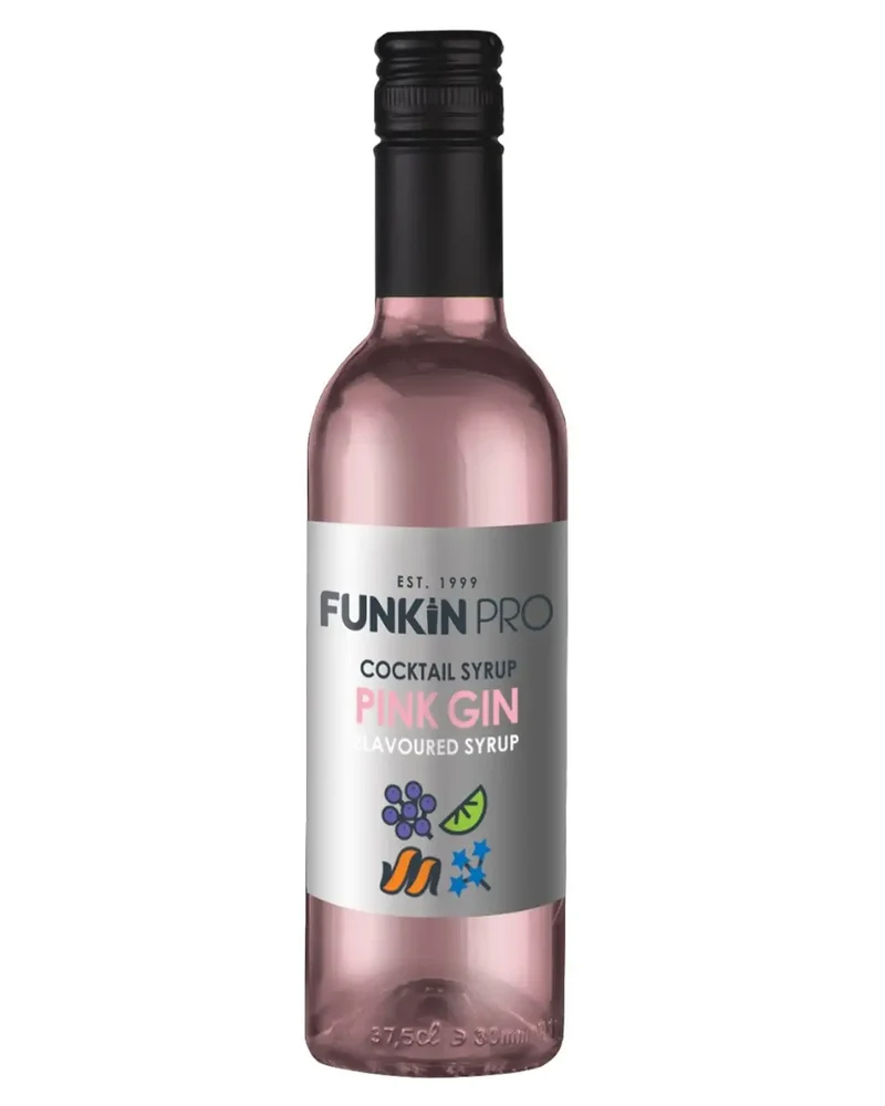 Funkin Pink Gin Flavoured Cocktail Syrup, 360 ml