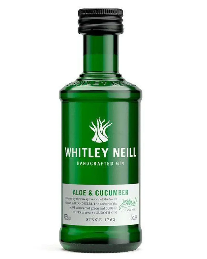 Whitley Neill Aloe & Cucumber Gin Miniature, 5 cl