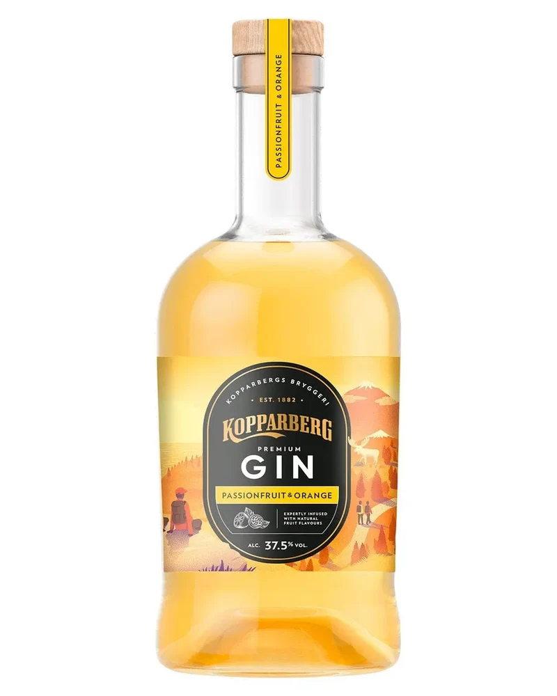 Kopparberg Passionfruit & Orange Premium Gin, 70 cl