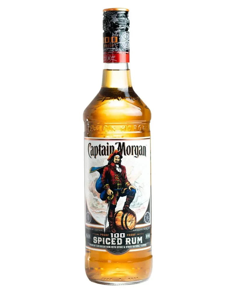 Captain Morgan 100 Proof Spiced Rum, 75 cl