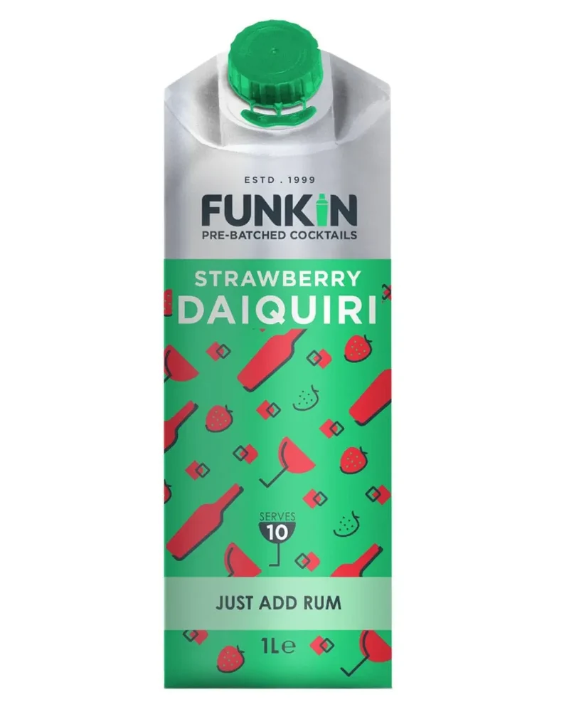 Funkin Strawberry Daquiri Mixer Cocktail Carton, 1 L