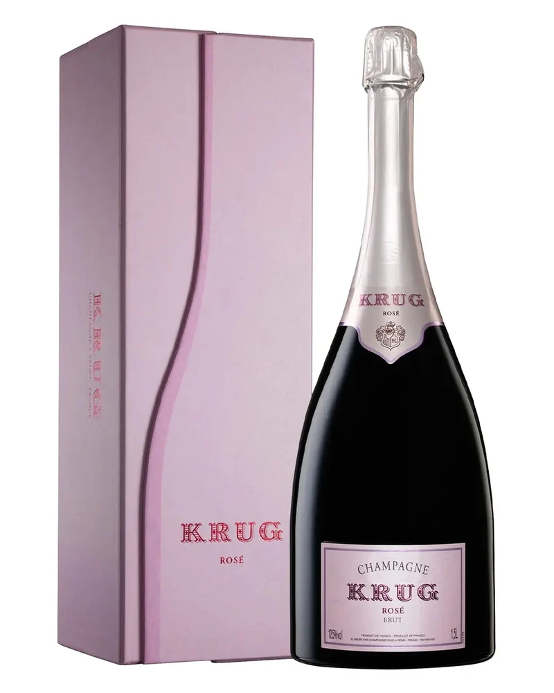 Krug Rosé Brut Magnum in Gift Box Champagne, 1.5 L