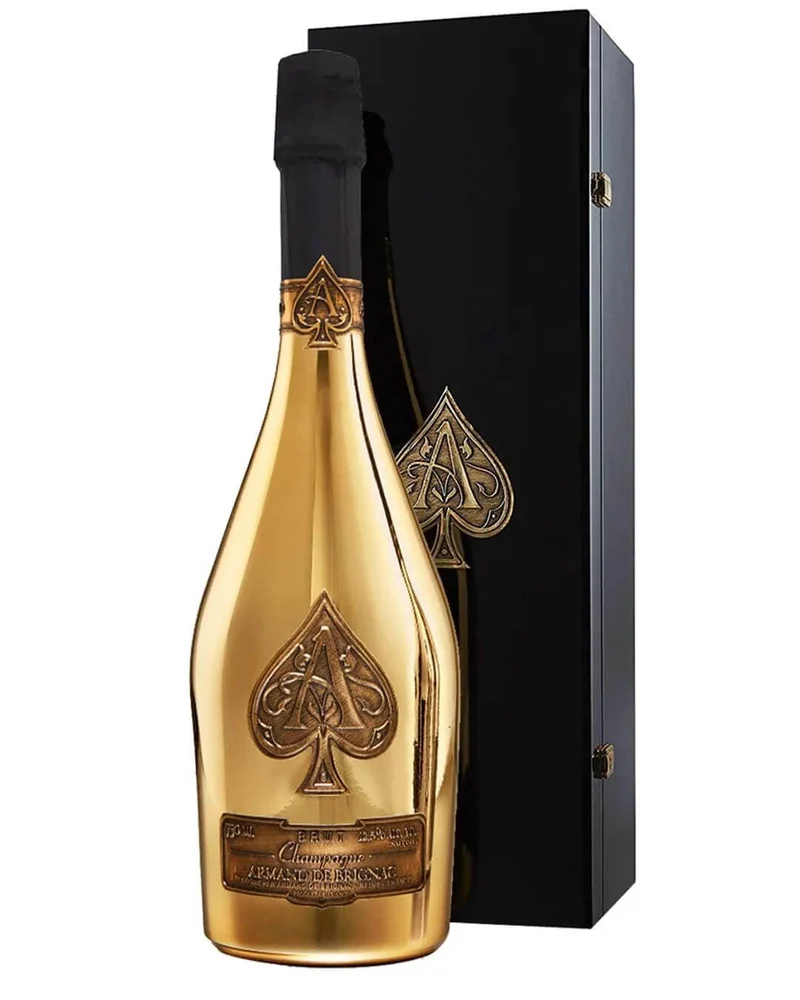 Armand de Brignac Ace of Spades Brut Gold Champagne Gift Pack, 75 cl