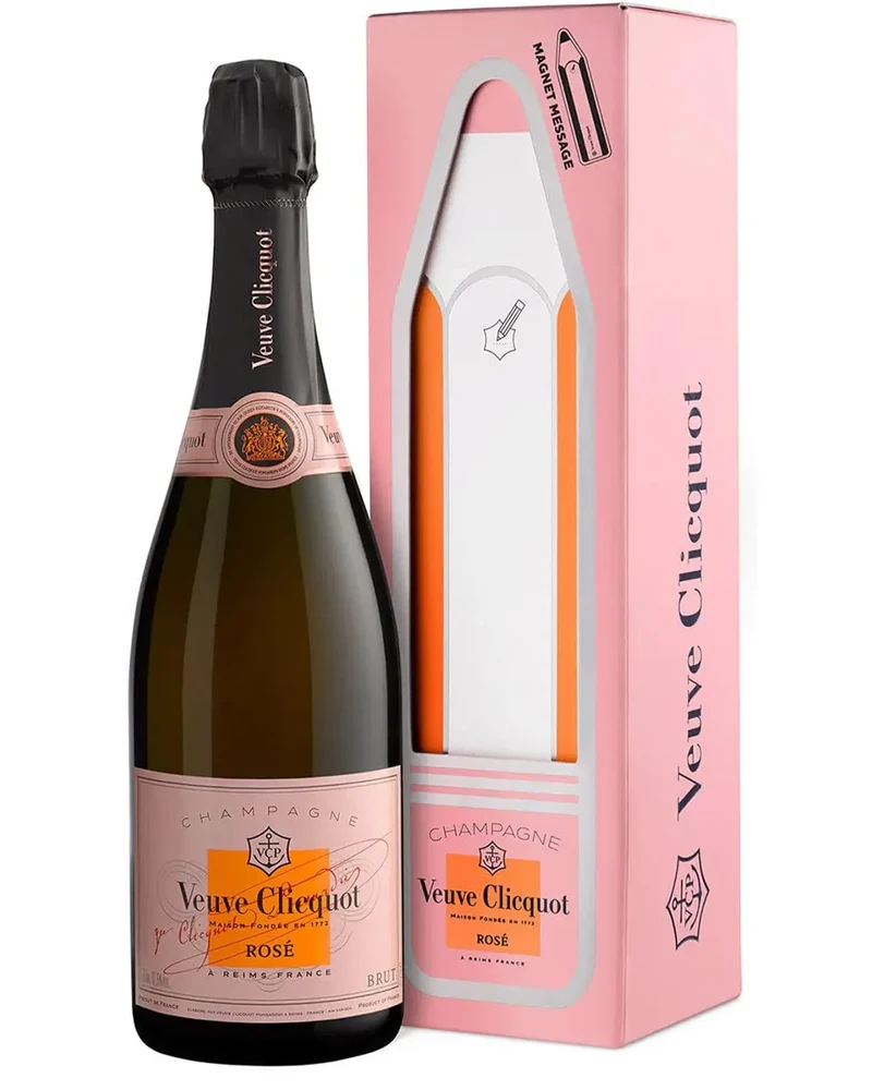 Veuve Clicquot Rosé Magnet Message Champagne, 75 cl