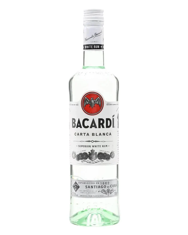 Bacardi Carta Blanca Rum, 1 L