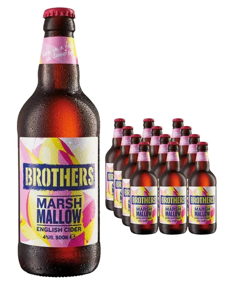 Brothers Marshmallow Premium Cider Multipack, 12 x 500 ml