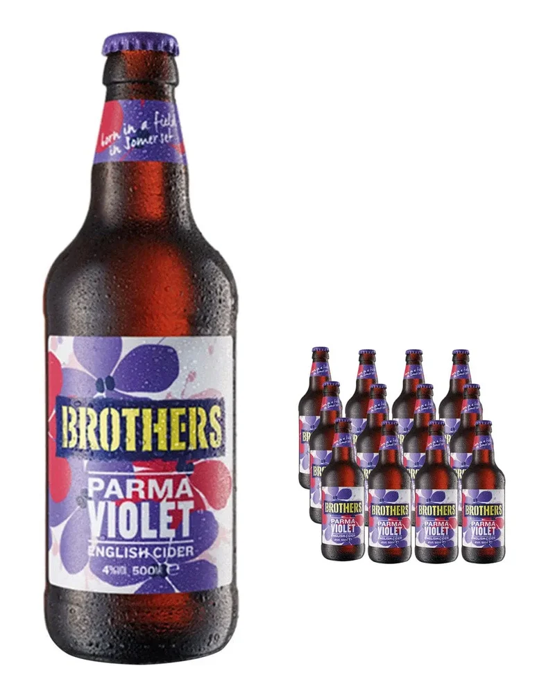 Brothers Parma Violet Premium Cider Multipack, 12 x 500 ml