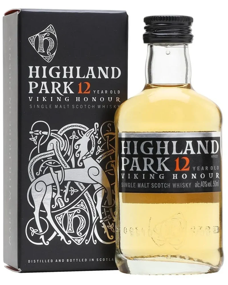 Highland Park 12 Year Old Whisky Miniature, 5 cl