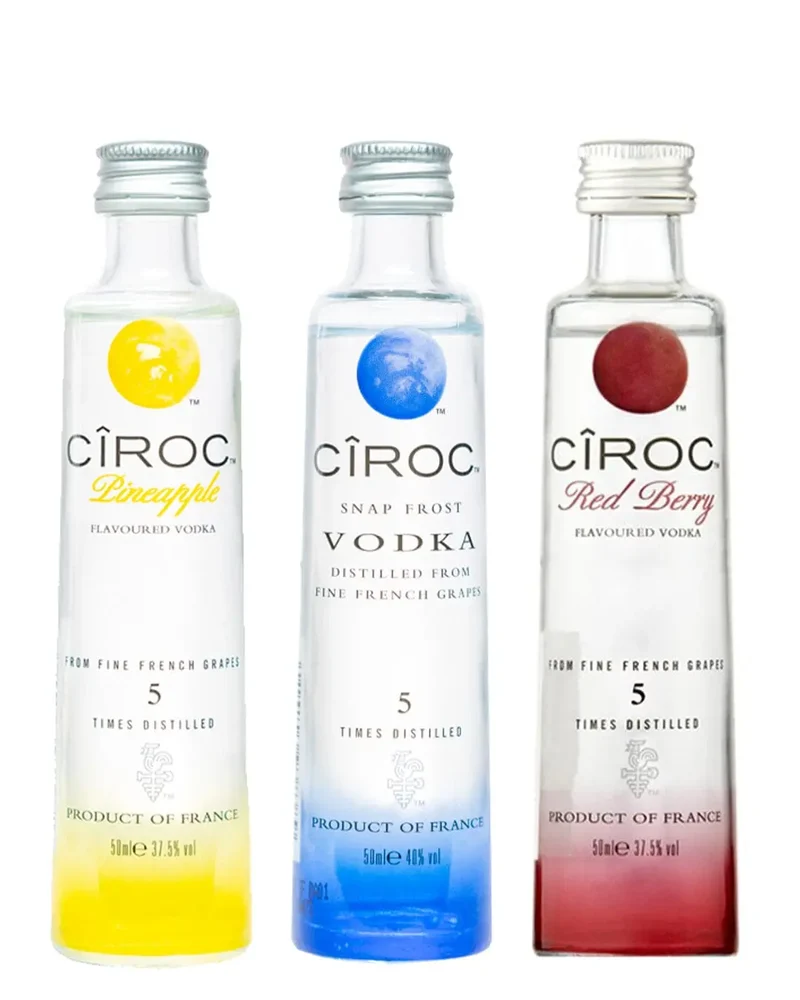 Ciroc Vodka, 3 x 5 cl Trio Miniature Pack