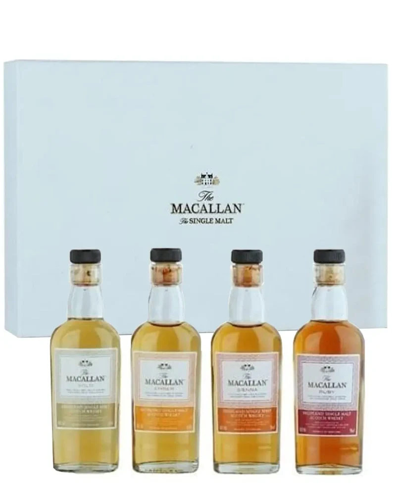 The Macallan 1824 Series Miniatures, 4 x 5 cl