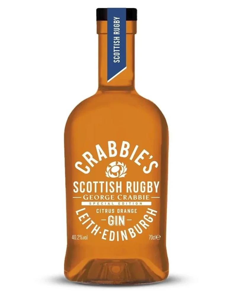 Crabbie's Scottish Rugby Citrus Orange Gin, 70 cl