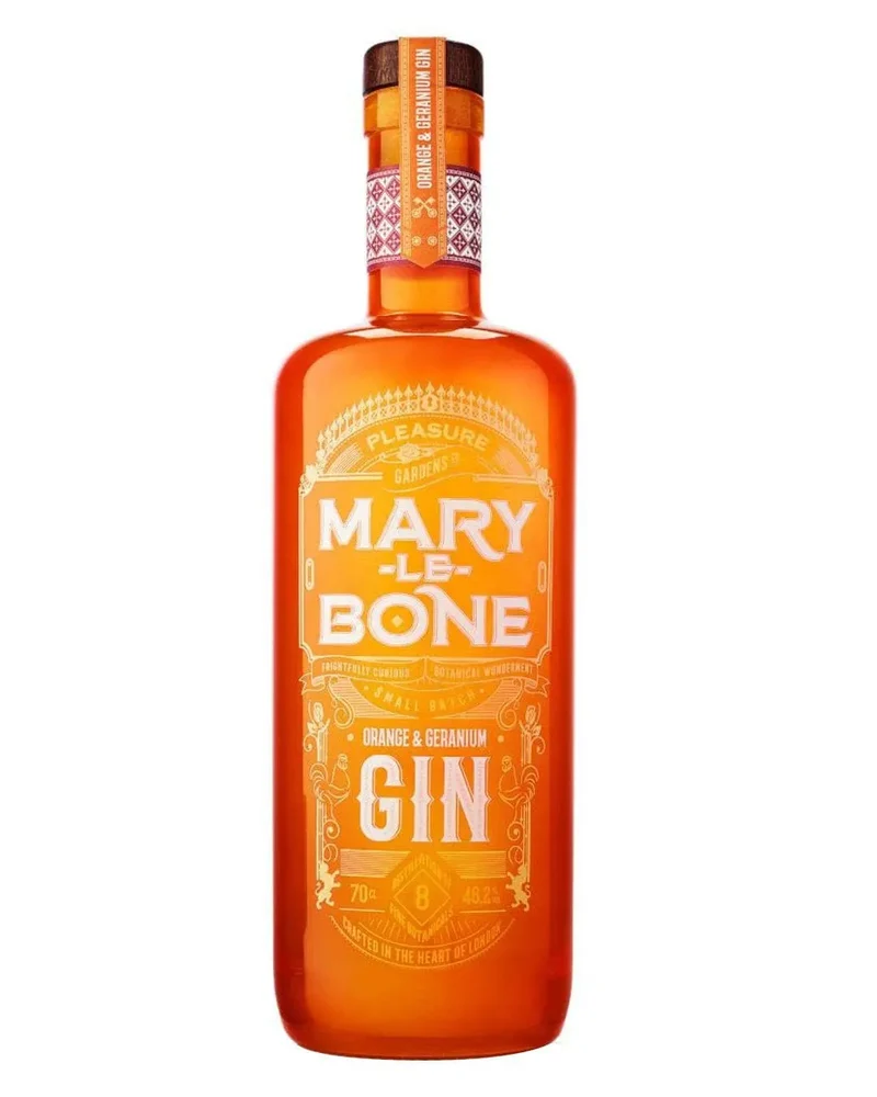 Marylebone Orange Geranium Gin, 70 cl