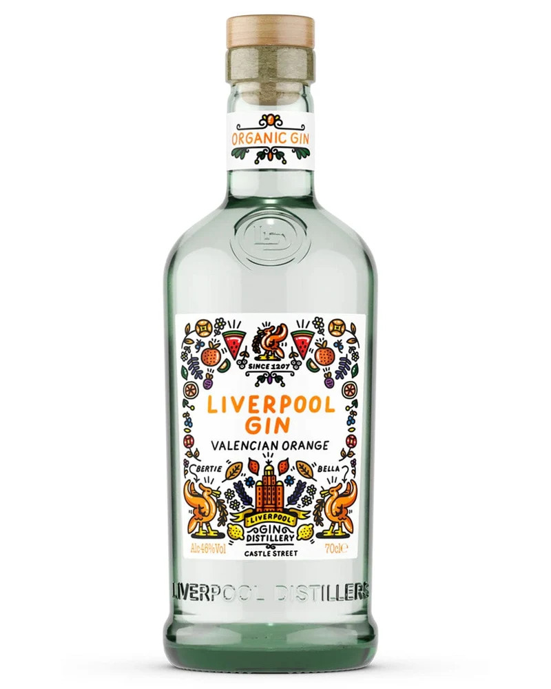 Liverpool Valencian Orange Gin, 70 cl
