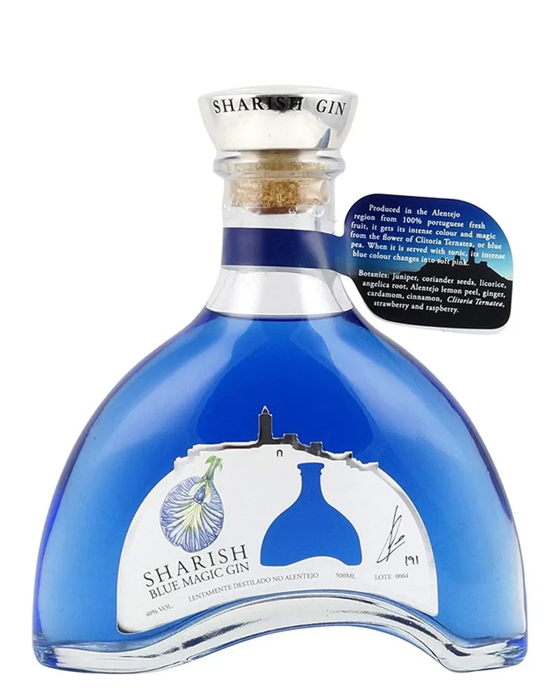 Sharish Blue Magic Gin, 50 cl