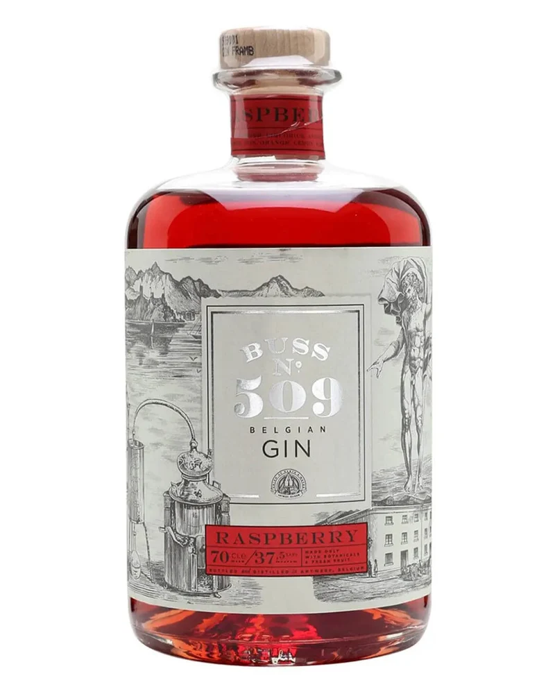 Buss No. 509 Raspberry Gin, 70 cl