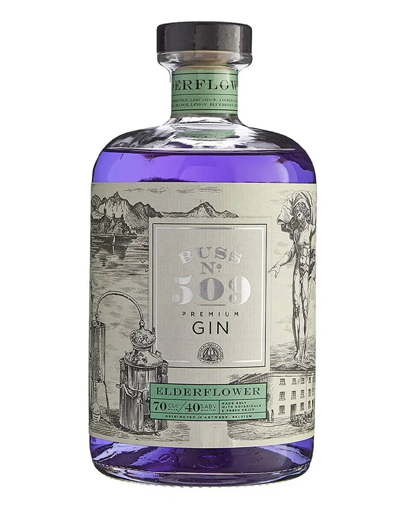 Buss No. 509 Elderflower Gin, 75 cl