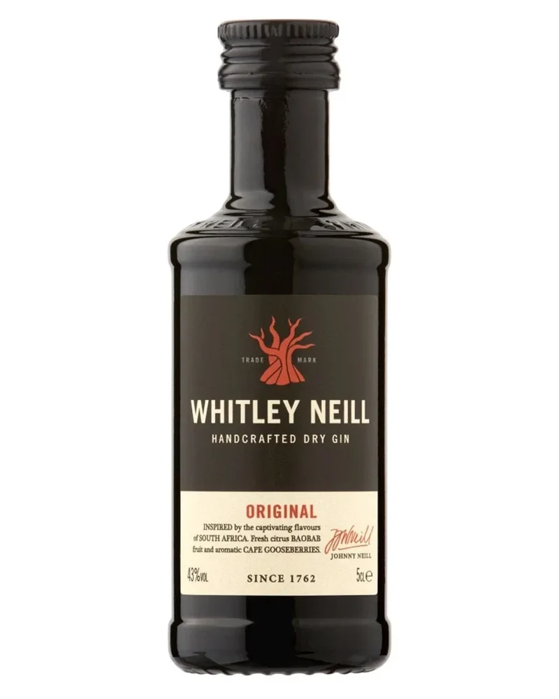 Whitley Neill Handcrafted Dry Gin Mini, 5 cl