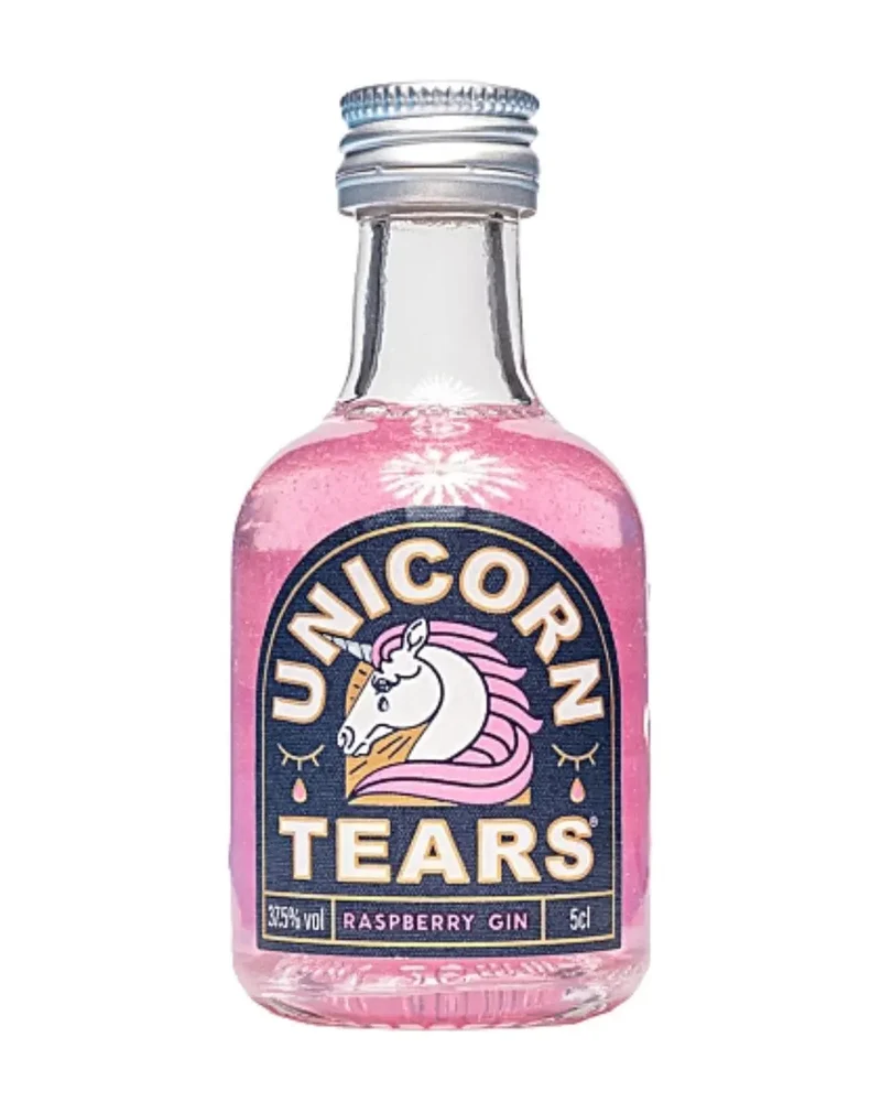Unicorn Tears Raspberry Gin Liqueur Miniature, 5 cl