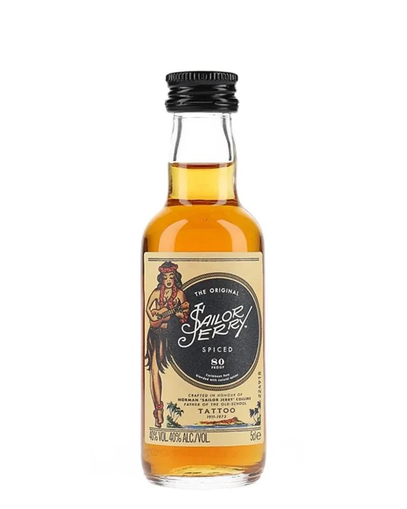 Sailor Jerry Spiced Rum Miniature, 5 cl