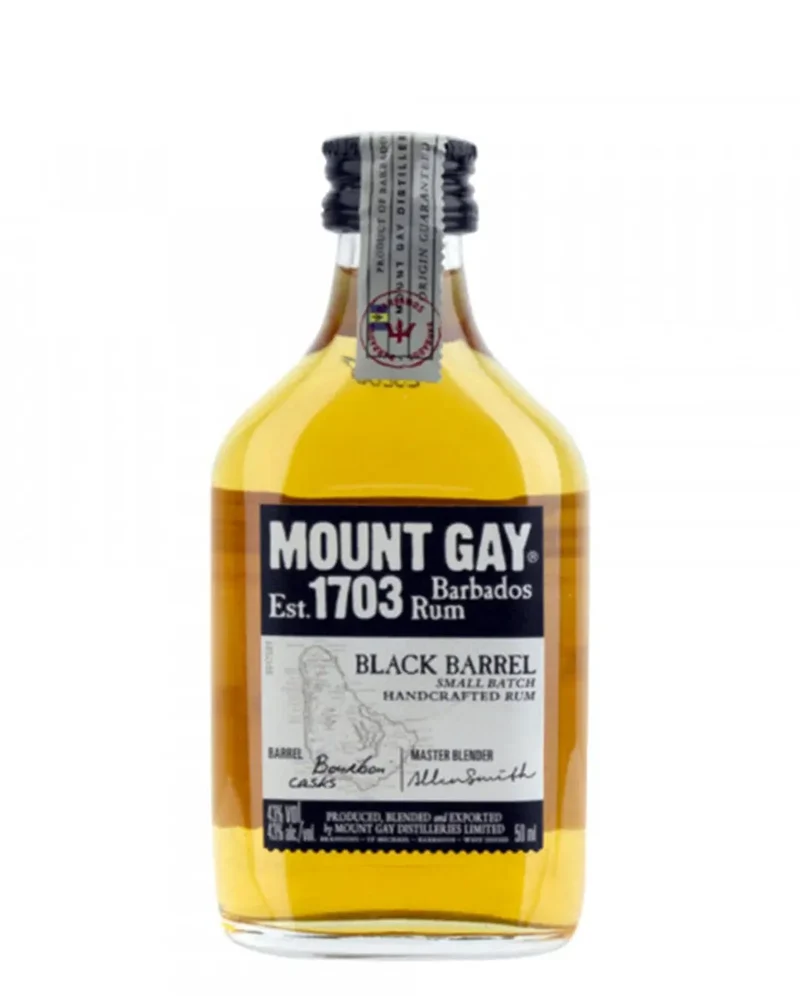 Mount Gay Black Barrel Rum Miniature, 5 cl