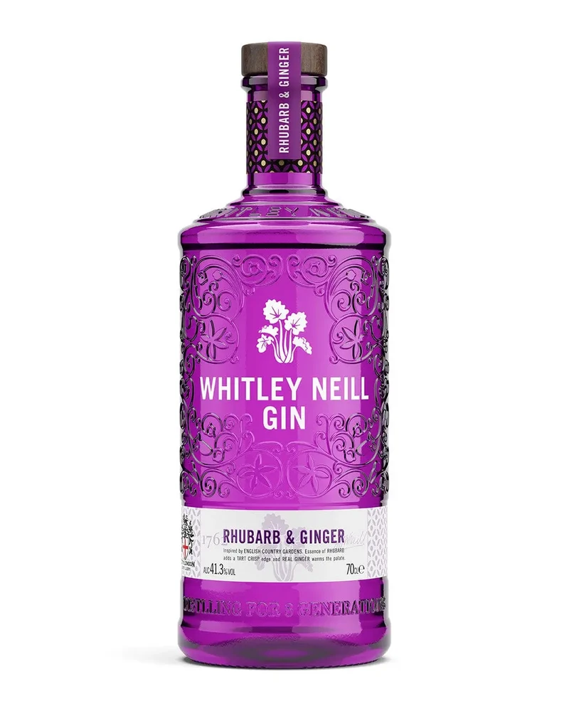 Whitley Neill Rhubarb & Ginger Gin, 70 cl