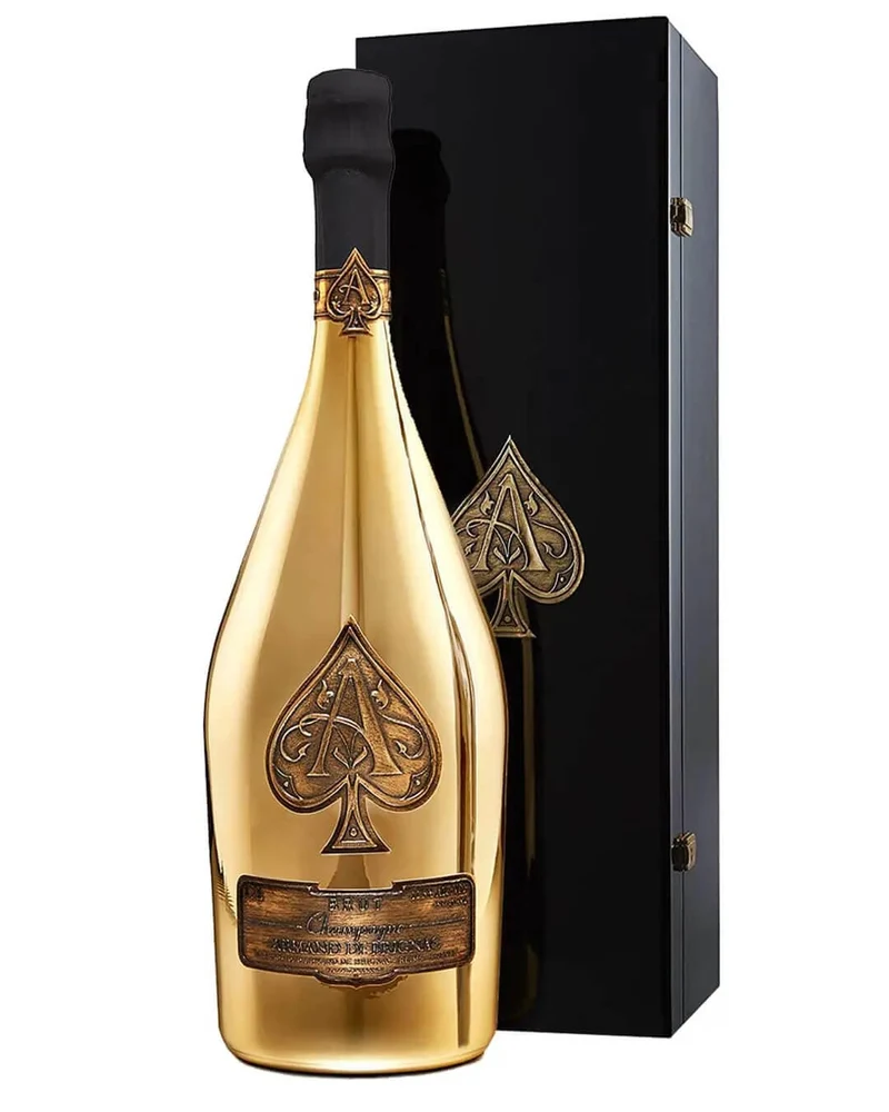 Armand de Brignac Ace of Spades Brut Gold Champagne Magnum in Gift Box, 1.5 L