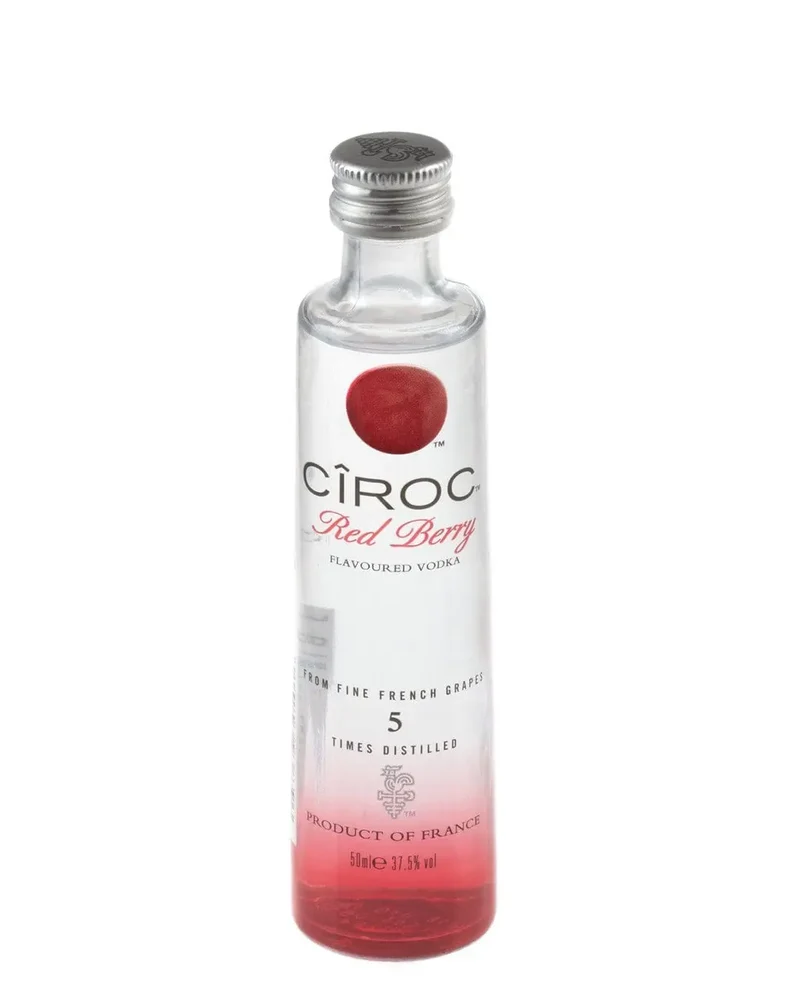 Ciroc Red Berry Vodka Miniature, 5 cl