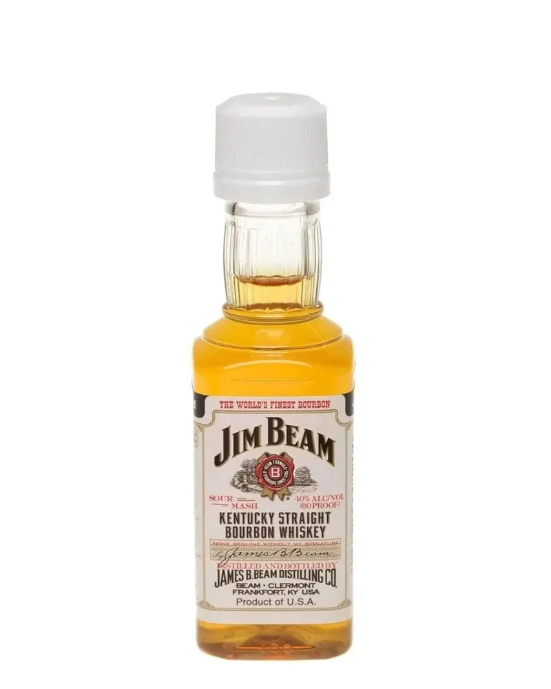Jim Beam Bourbon Whiskey Miniature, 5 cl