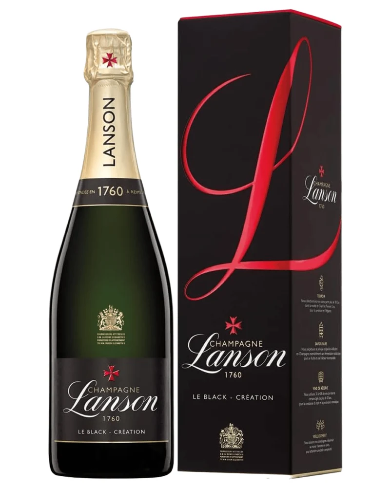 Lanson Black Label Gift Box Champagne, 75 cl