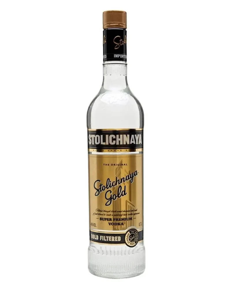 Stolichnaya Gold Vodka, 70 cl