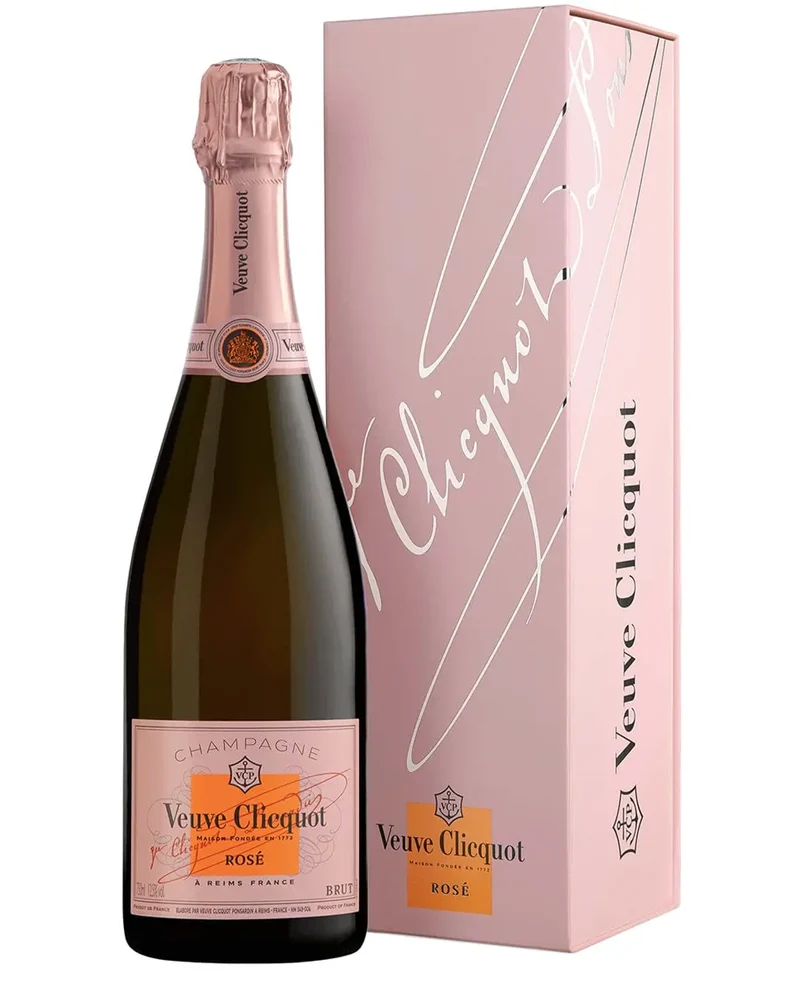 Veuve Clicquot Rosé Champagne in Gift Box, 75 cl