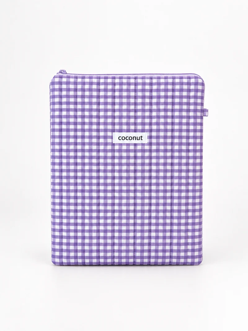 Funda tablet vichy lila