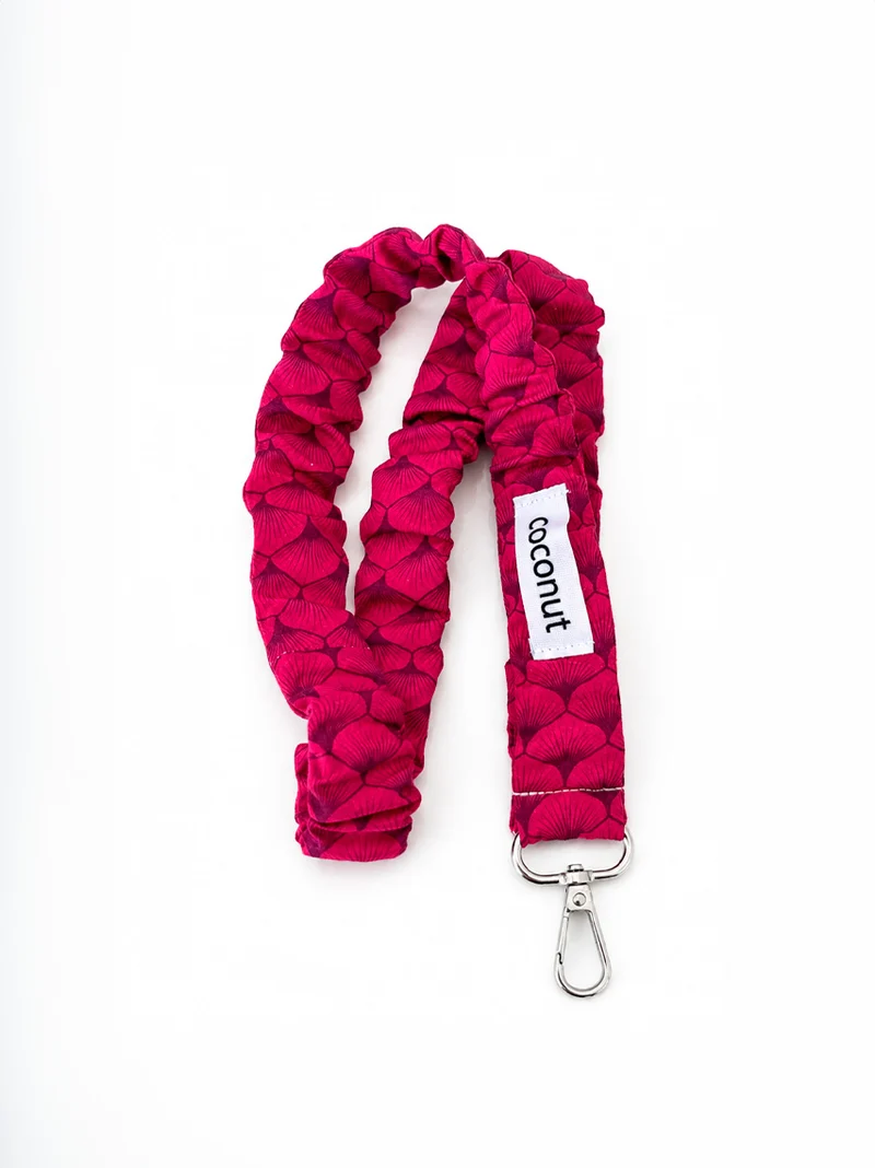 Colgador elástico fucsia