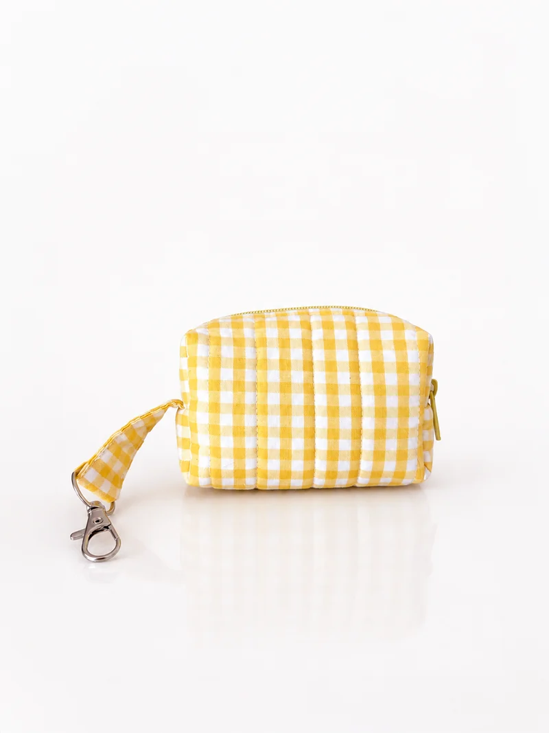 Mini neceser amarillo