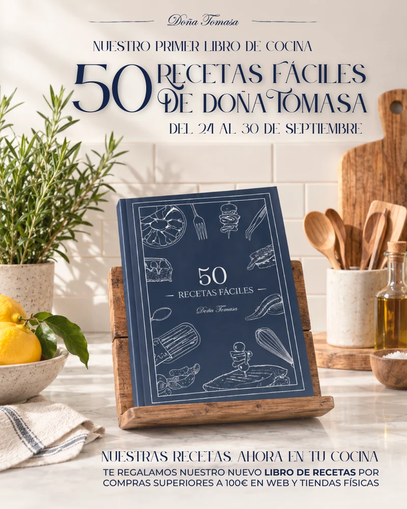 Libro 50 recetas fáciles Doña Tomasa I (De Regalo)