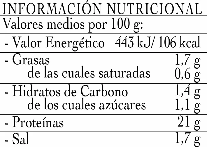Pechuga de pavo loncheada 100g