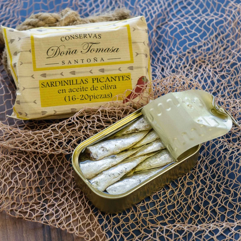 Sardinillas Picantes en Aceite de Oliva (16-20 piezas)
