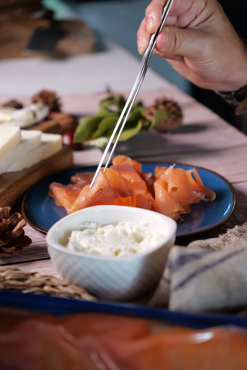 Lonchas de salmón noruego ahumado 120g
