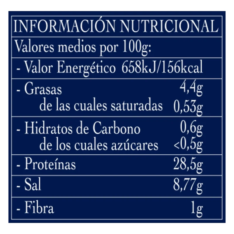 Anchoas de Costera Octavillo (8 filetes medianos) 50g