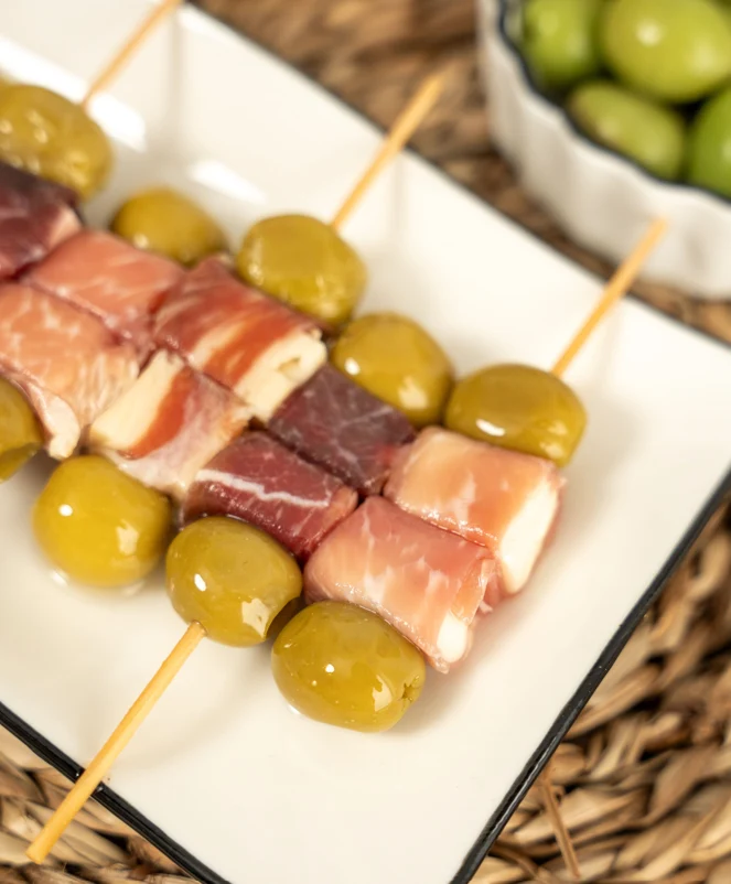 12 Gildas Premium de Triple Ibéricos con Queso 400g