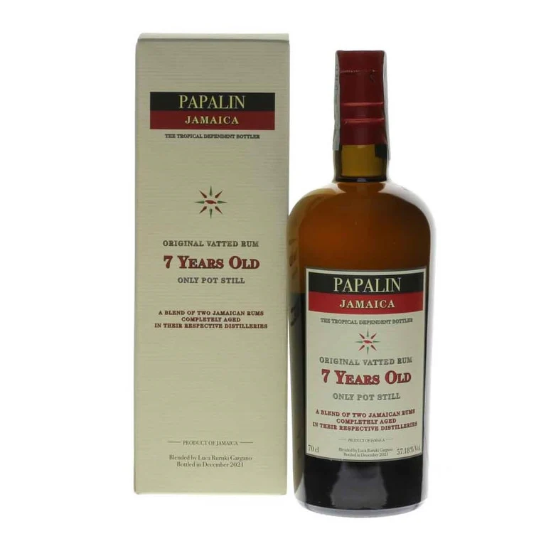 RUM JAMAICA PAPALIN 7YEARS OLD ROSSA ASTUCCIATO