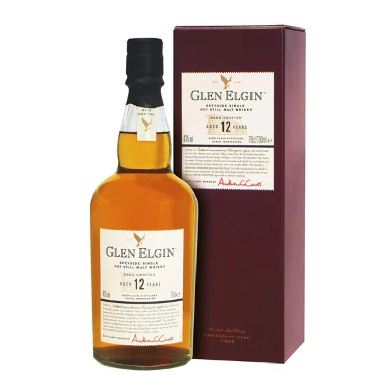 WHISKY GLEN ELGIN 12 YEARS OLD-70CL SINGLE MALT - ASTUCCIO