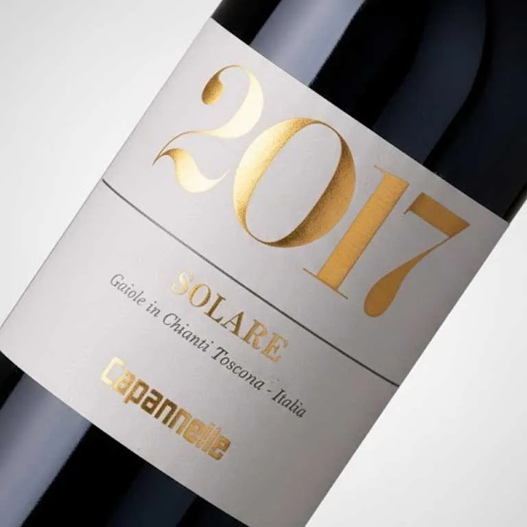 VINO CAPANNELLE SOLARE 2017 GAIOLE IN CHIANTI-TOSCANA IGP-75CL