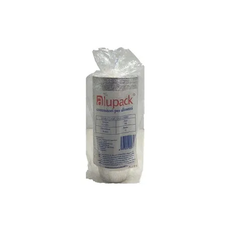 CONTENITORE ALLUMINIO TONDO 100pz ALUPACK