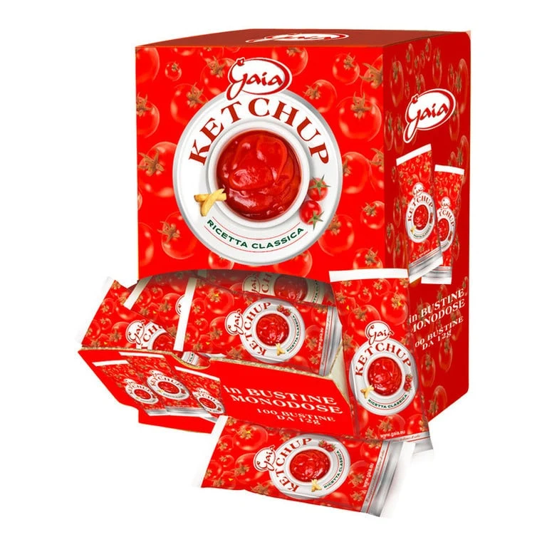 KETCHUP GAIA MONODOSE 12ML x102 BUSTINE