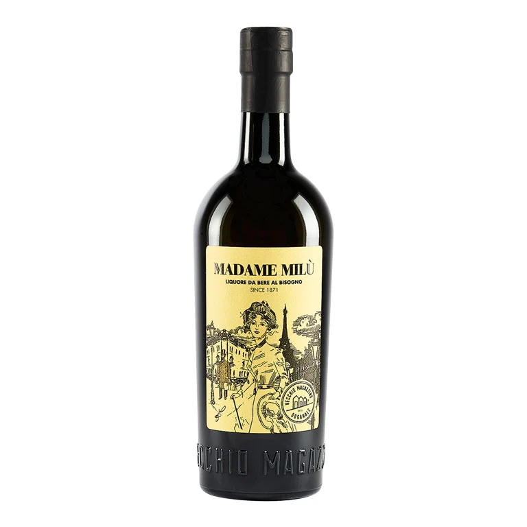 LIQUORE DI ERBE MADAME MILU' 70CL VECCHIO MAGAZIONO DOGANALE