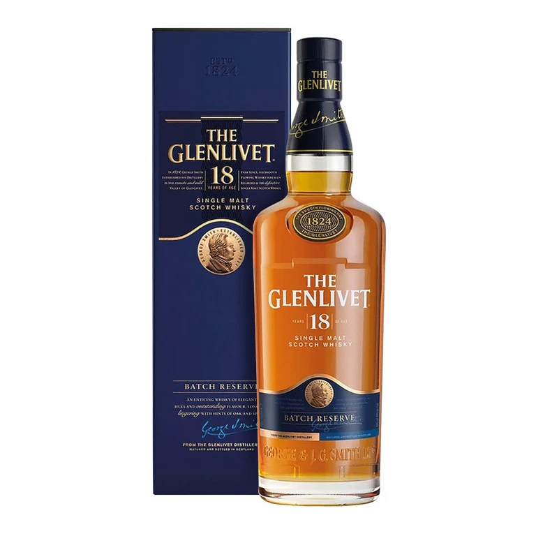 WHISKY THE GLENLIVET 18 YEARS OF AGE SINGLE MALT -70CL-ASTUCCIATO
