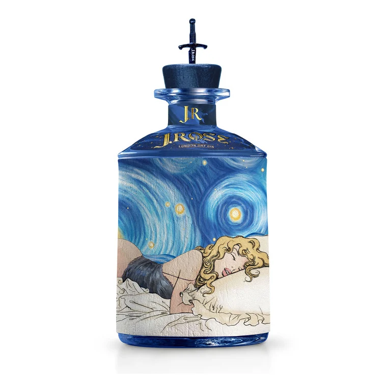 GIN J.ROSE ARTIGIANALE 70 CL JR80 LONDON DRY + LED SOTTOBOTTIGLIA