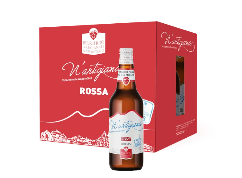 BIRRA N'ARTIGIANA ROSSA -33CL LAGER SCURA